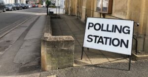 UK election polling station